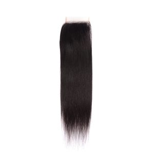 center wig remy hair 5x5 straight closure