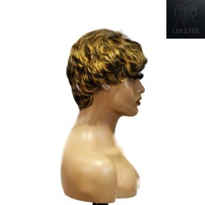 center wig machine made wig remy hair h030