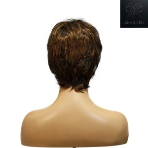 Home center wig machine made black wig remy hair tc066