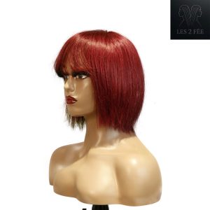 center wig machine made color wig remy hair