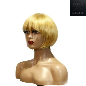 center wig machine made color wig remy hair