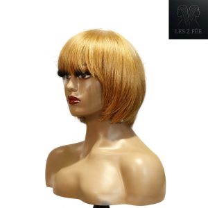 center wig machine made #30 wig remy hair h009