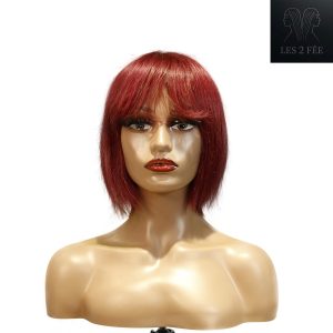 center wig machine made 99j wig remy hair h009
