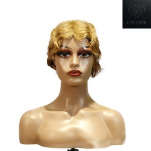 center wig machine made #27 wig remy hair h001