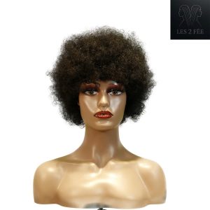 center wig machine made black wig remy hair 2301