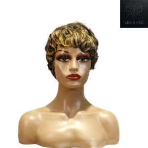 center wig machine made wig remy hair h030