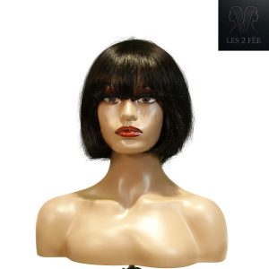 center wig machine made color wig remy hair