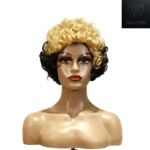 center wig machine made black wig remy hair tc004