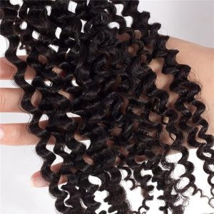 center wig remy hair 4x4 kinky curly closure
