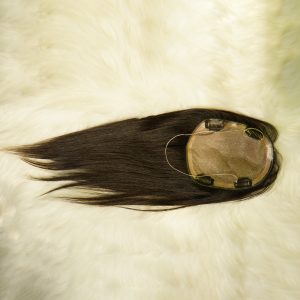 center wig straight silk top human hair 12 inch