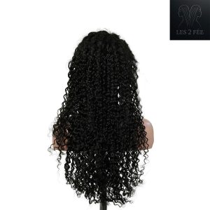 center wig natural black asian raw hair 13x6 hd lace front wig deep wave human hair wig