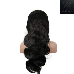 center wig natural black asian raw hair 13x6 hd lace front wig body wave human hair wig