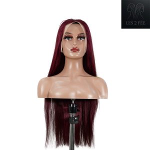 center wig 13x4 straight lace front wig 99j color 26 inch remy hair