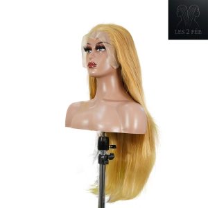 center wig 13x4 straight lace front wig 27 honey blonde remy hair