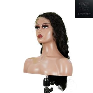 center wig 13x4 body wave lace front wig natural black remy hair