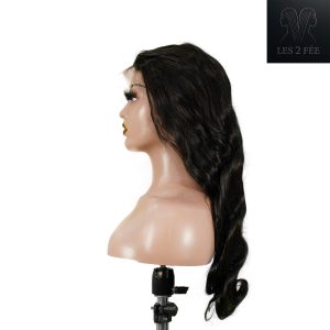center wig 13x4 body wave lace front wig natural black remy hair