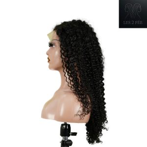 center wig 13x4 jerry curly lace front wig natural black remy hair