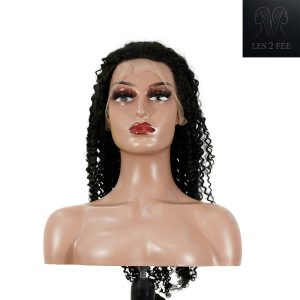 center wig 13x4 kinky curly lace front wig natural black remy hair