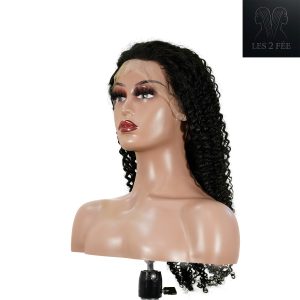 center wig 13x4 kinky curly lace front wig natural black remy hair