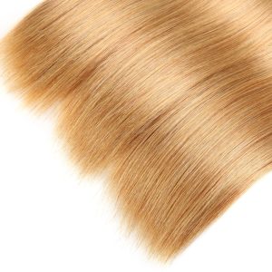 center wig remy hair 1b27 straight bundles brazilian weaving