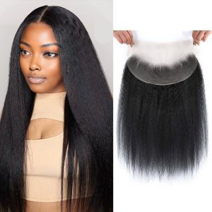 center wig remy hair 4x4 yaki straight closure