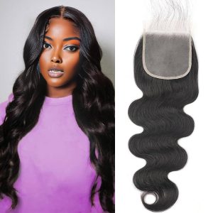 center wig remy hair 5x5 body wave hd closure